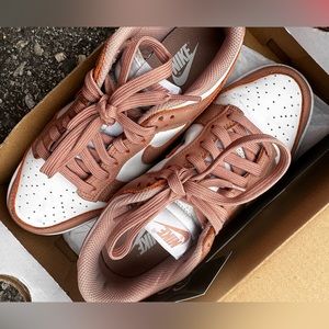 Rose Whisper Nike Women’s Dunk Low. Women’s Size 7, Men’s Size 5.5. Like new.